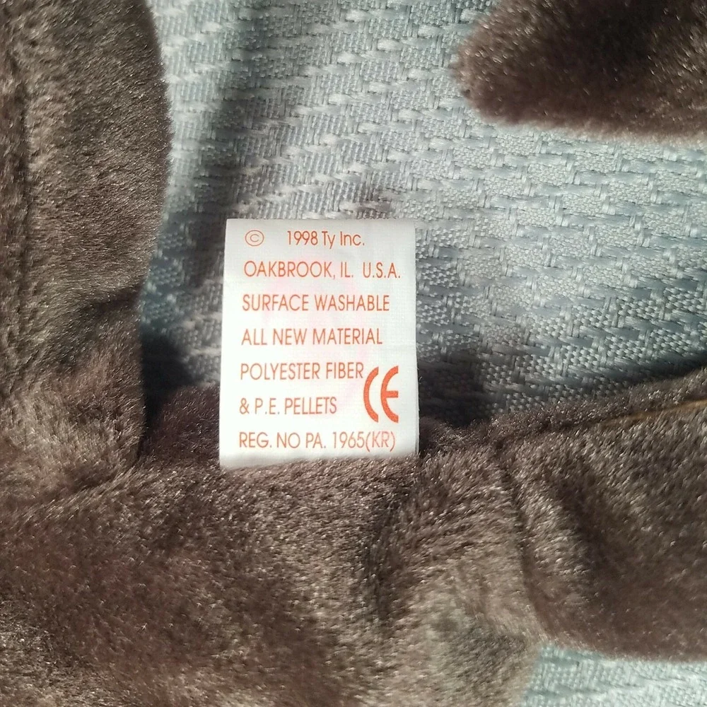 Beanie Baby Stinger‎ P.E. Pellets - space before !- Tush Tag 1998 Swing Tag 1997